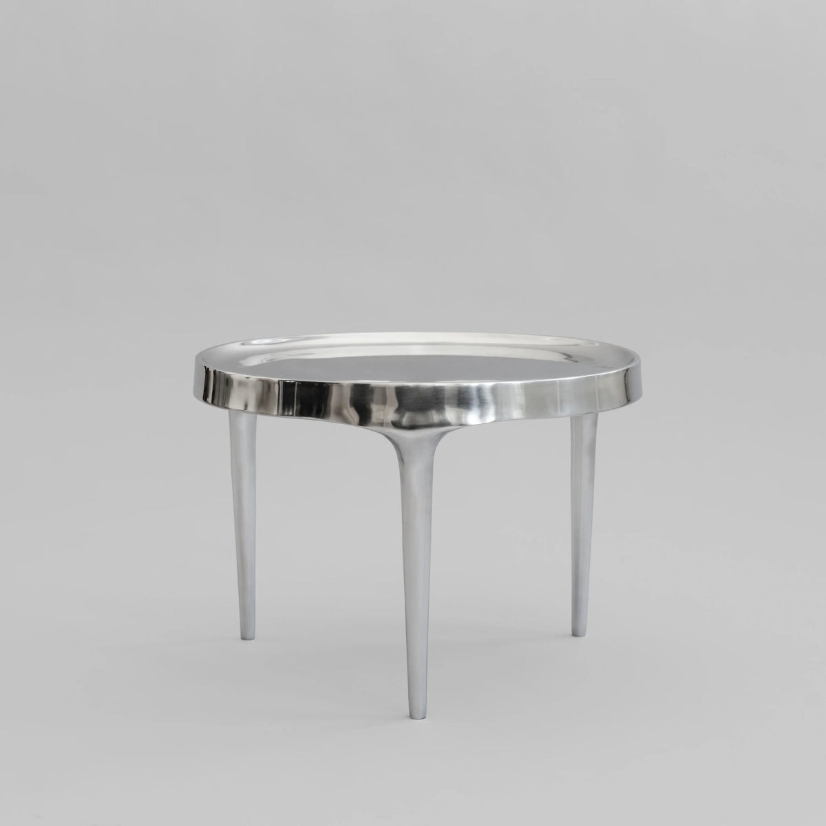 Phantom table, tall, chrome