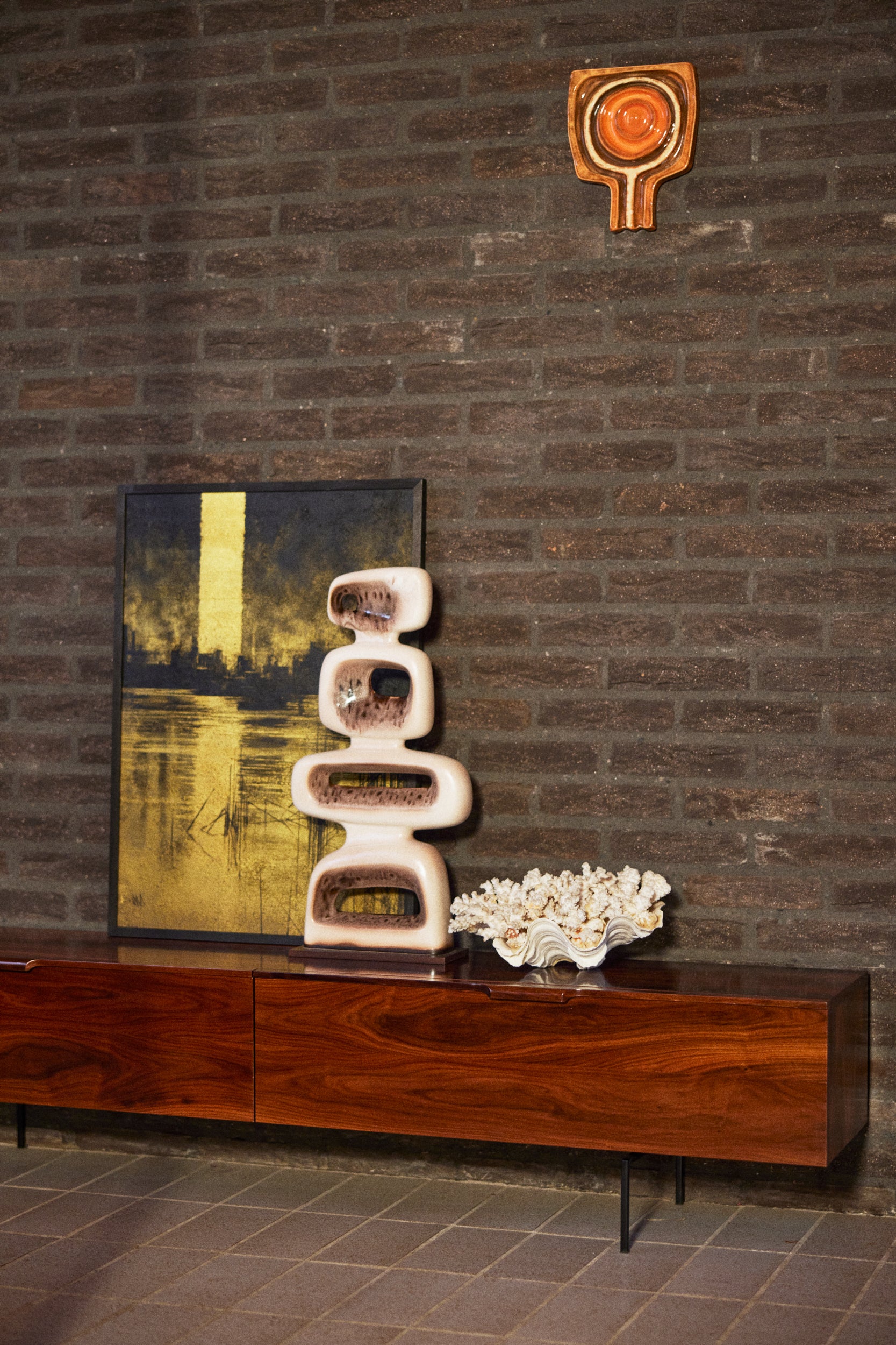 Reactive Brown - Ceramic sculpture