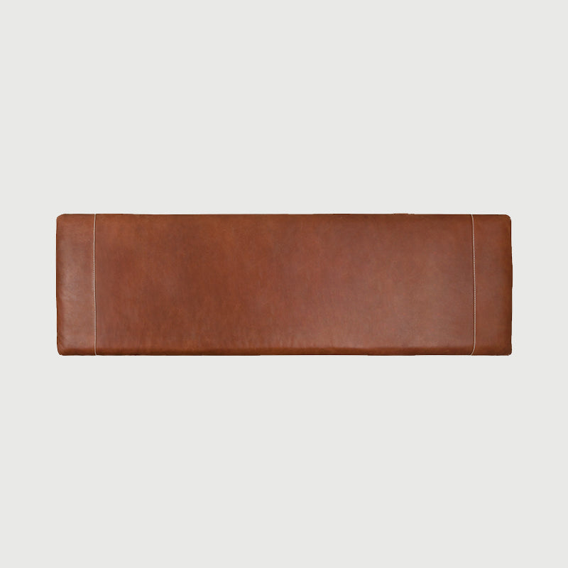 Leather seat cushion