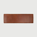 Leather seat cushion