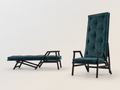 PoLet Armchair-Bed (in bouclé colour 19)