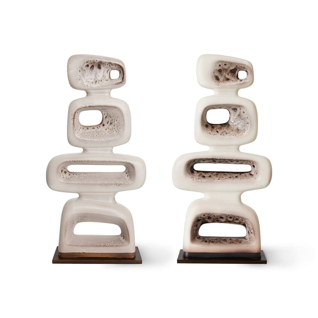Reactive Brown - Ceramic sculpture