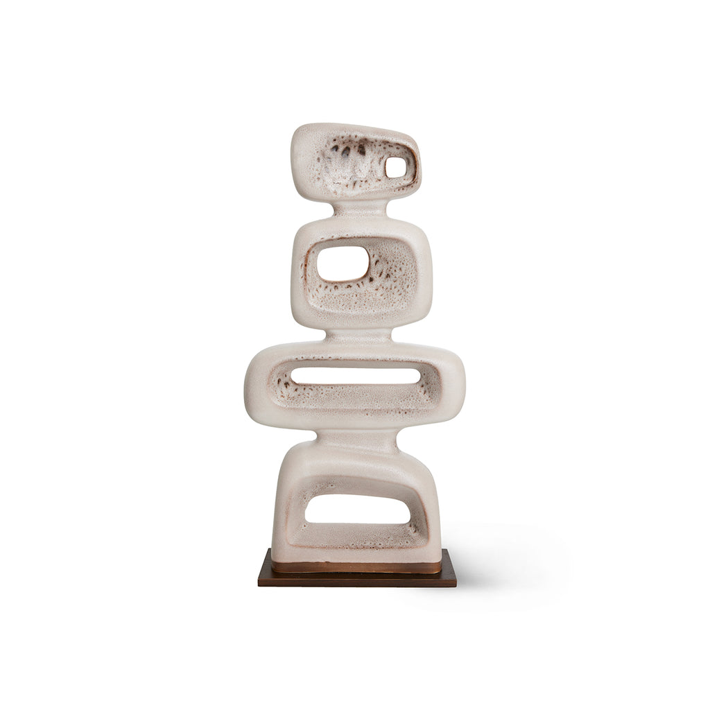 Reactive Brown - Ceramic sculpture