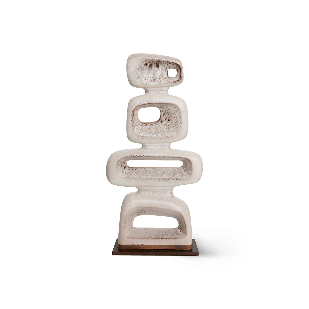 Reactive Brown - Ceramic sculpture