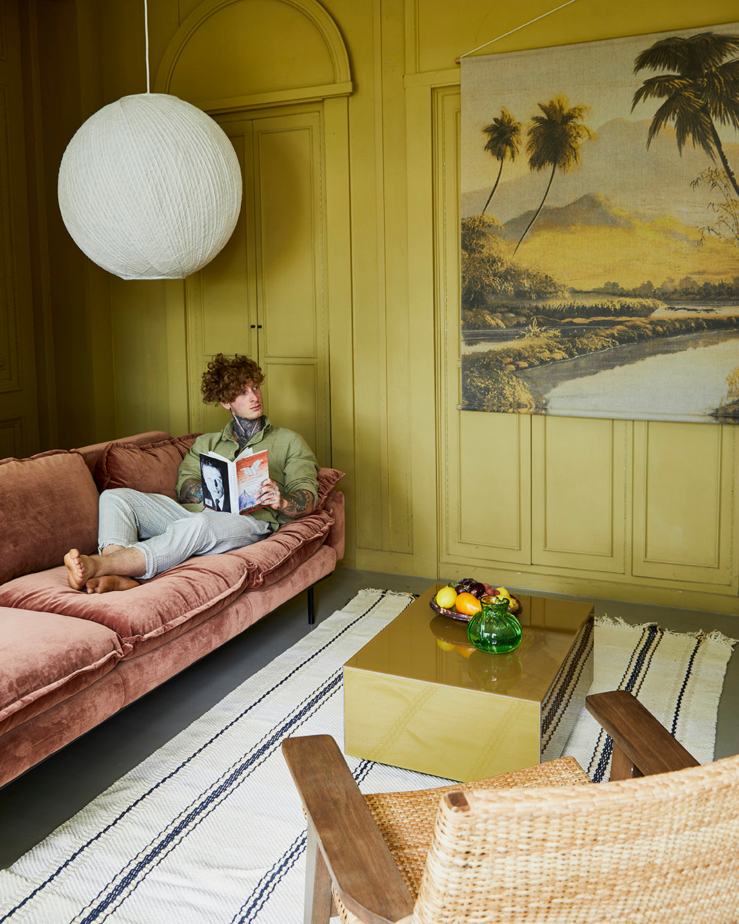 Retro sofa: 3-seats